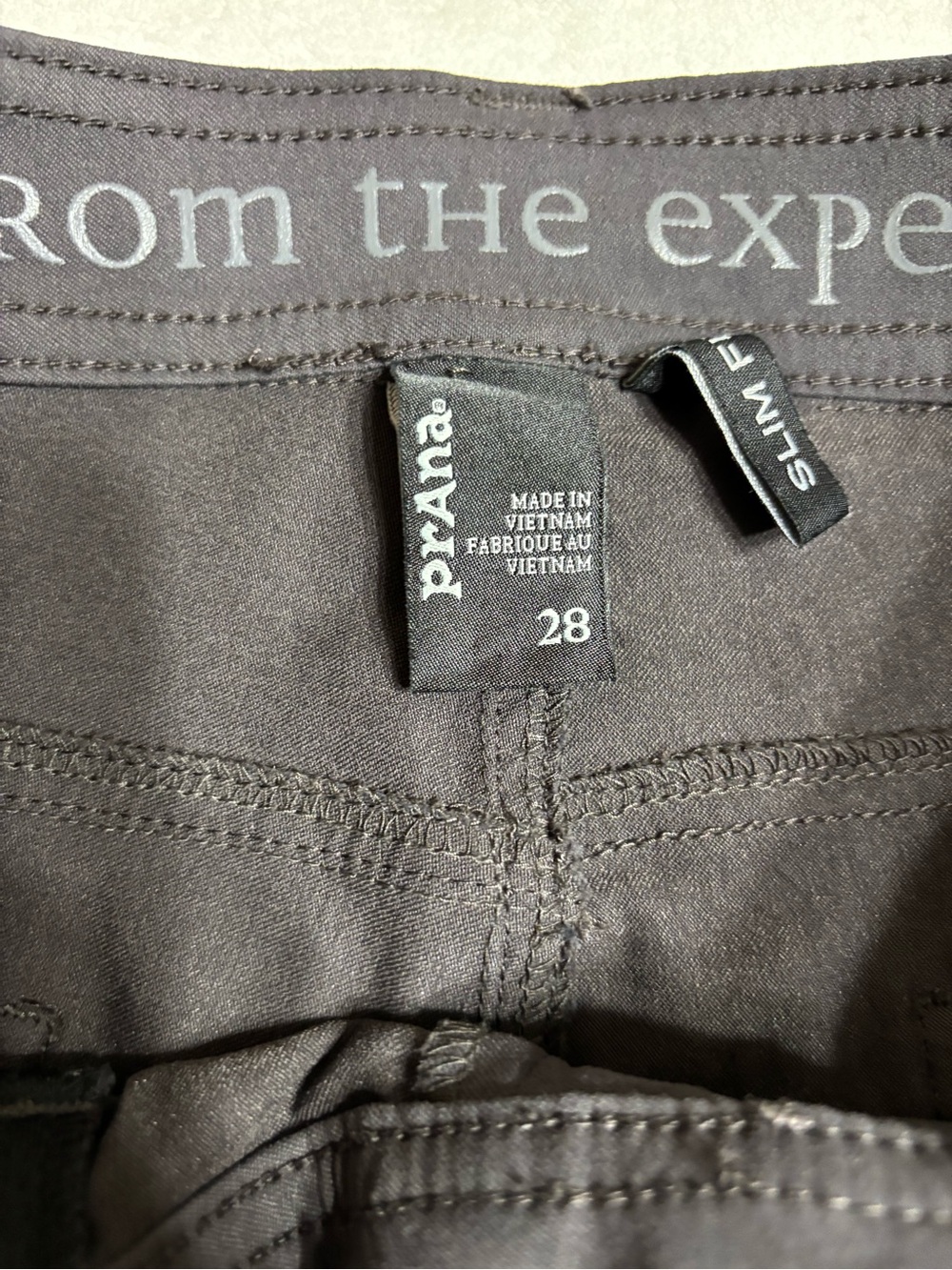 Prana Men's Slim Grey hiking pants 32 in inseam - Picture 2 of 6